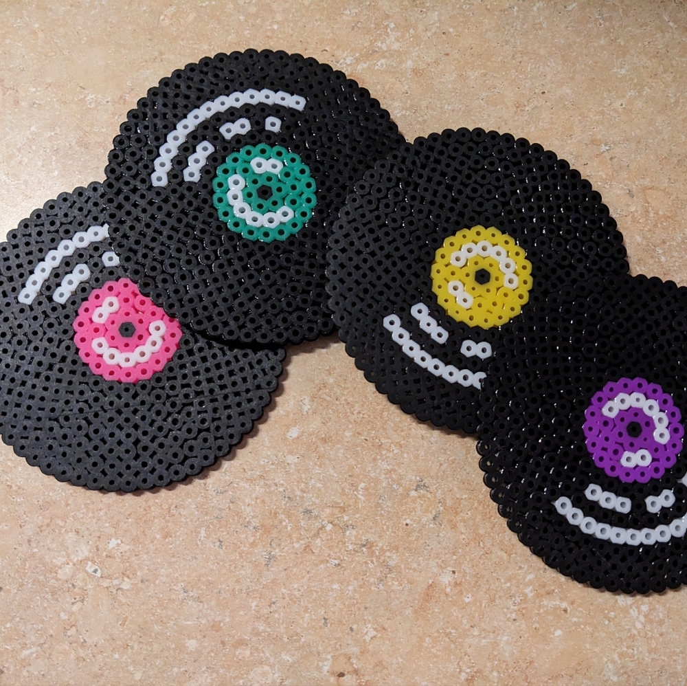 Perler coaster set